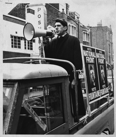 [ca.1965?], London, England, UK --- Acton By Election - National Front Candidate. --- Image by © Hulton-Deutsch Collection/CORBIS
